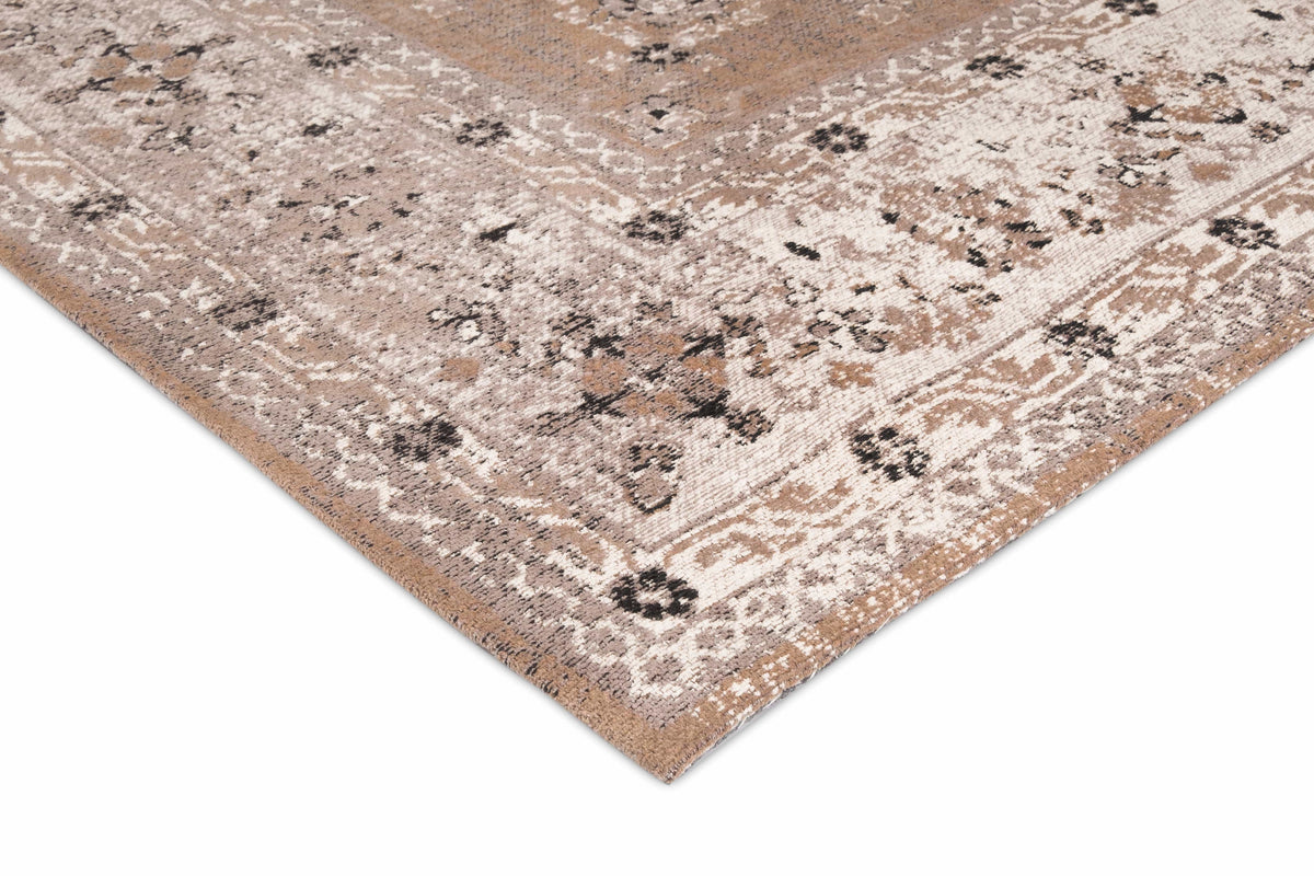 Olive Caramel Brown Traditional Medallion Rug