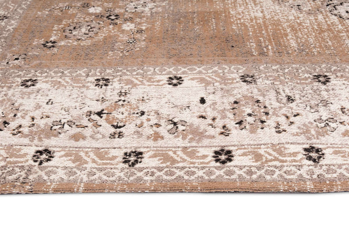 Olive Caramel Brown Traditional Medallion Rug
