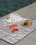 Orta Tonal Ivory Beach Mat