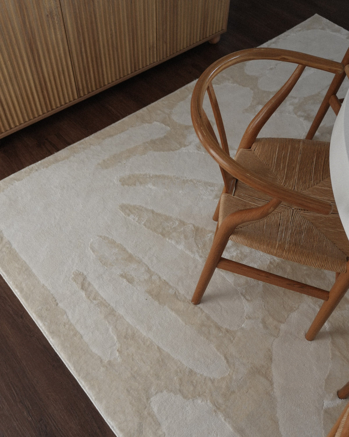 Palila Textured Abstract Neutral Rug