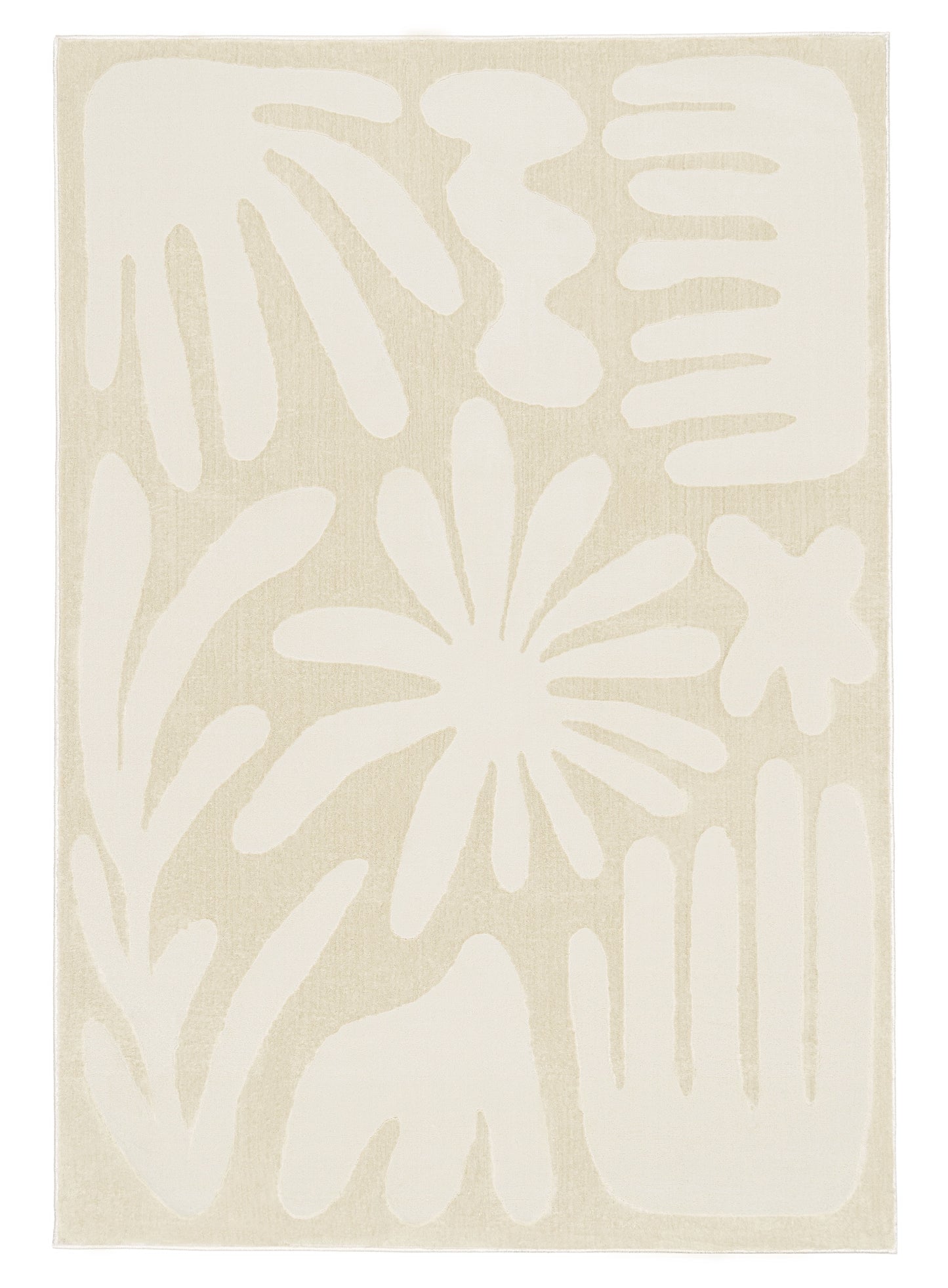 Palila Textured Abstract Neutral Rug