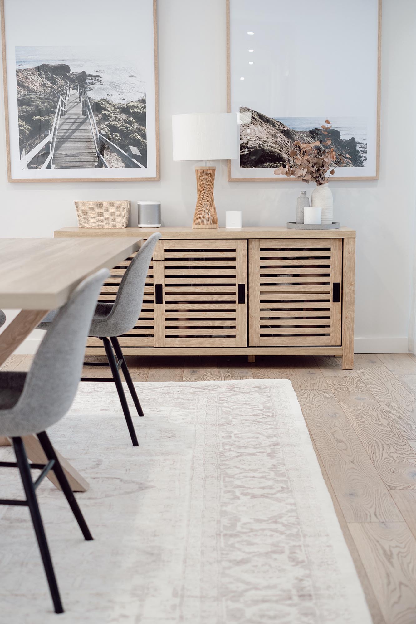 Patina Cream and Beige Distressed Washable Rug