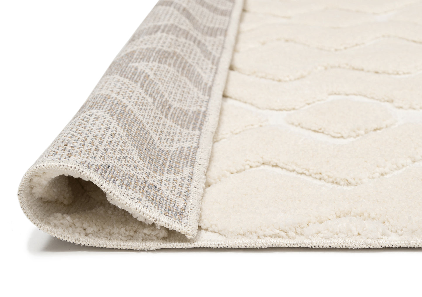 P.E.Tra Ivory Diamond Rug