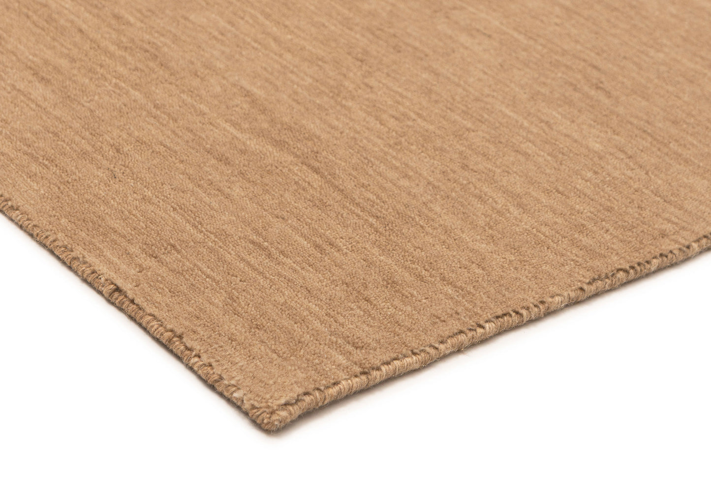Picola Caramel Solid Pile Wool Rug