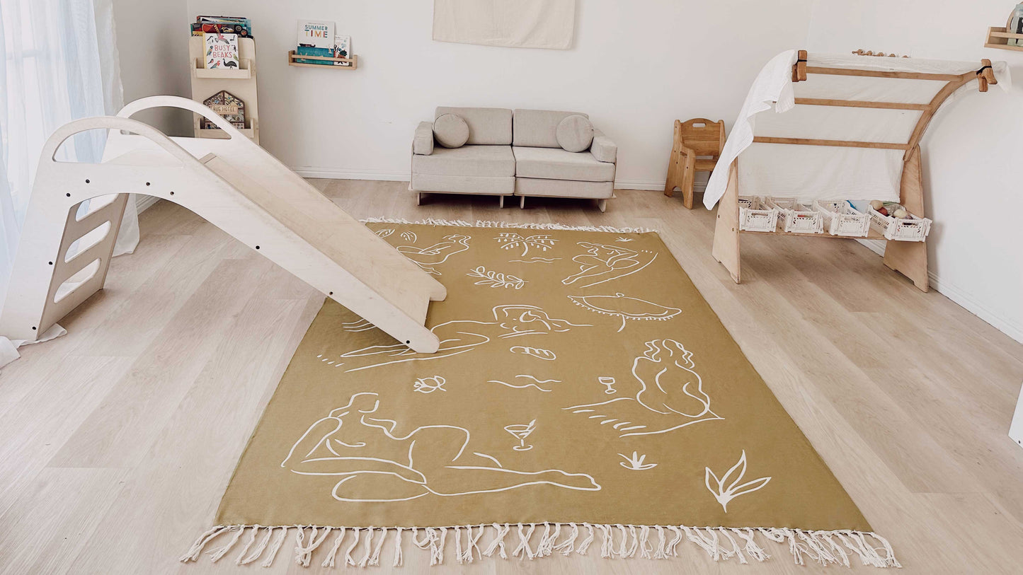 Pragya Abstract Pattern Picnic Rug