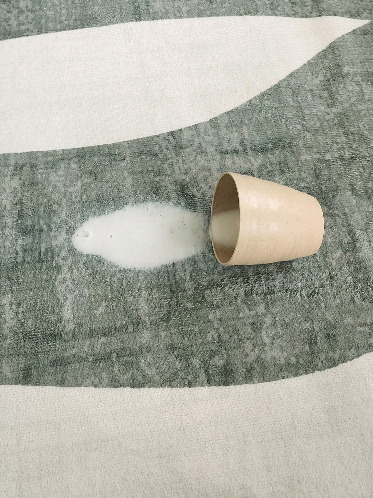 Quella Green Botanical Washable Rug