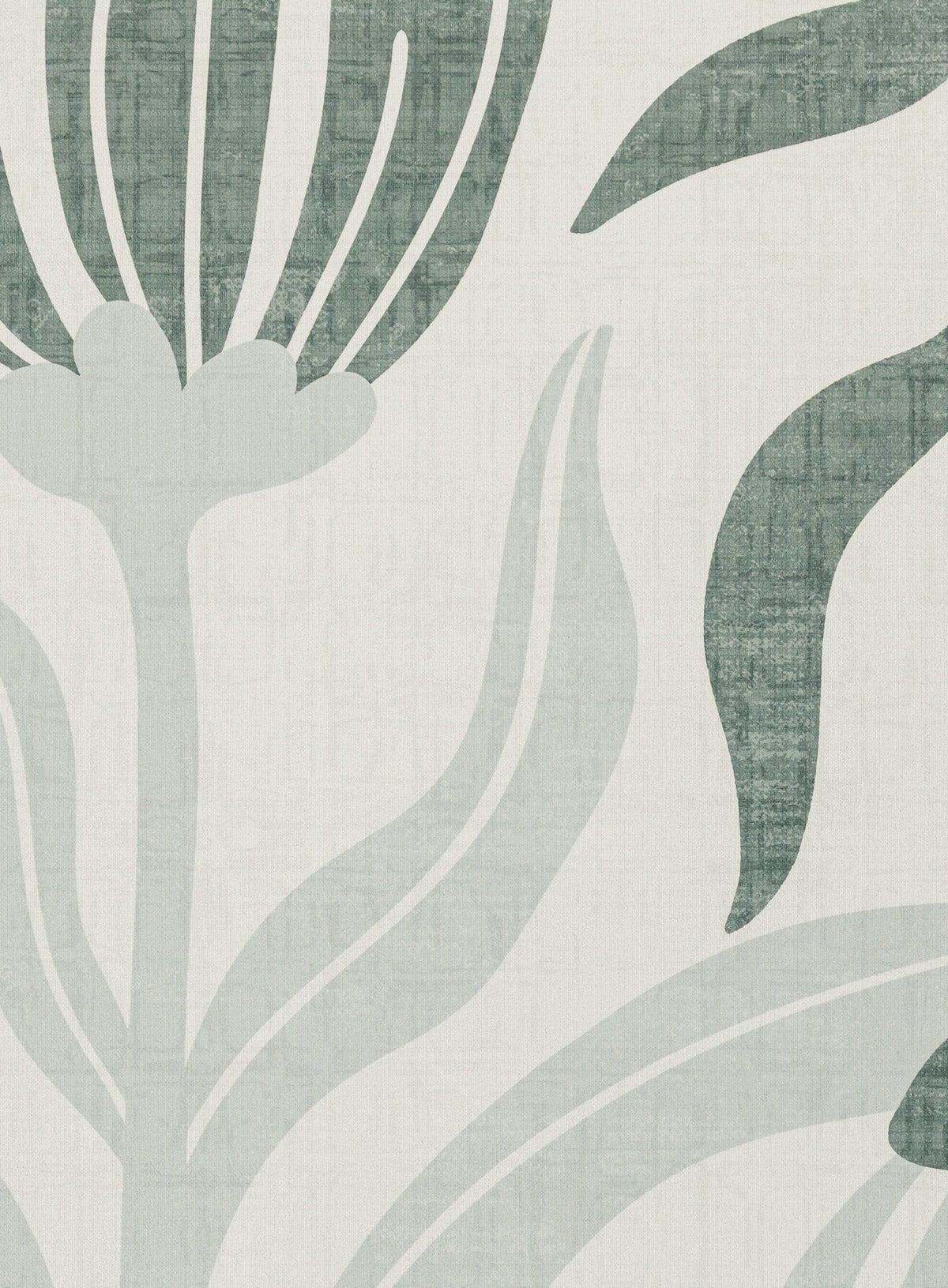 Quella Green Botanical Washable Rug