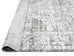 Raina Charcoal Grey And Ivory Traditional Distressed Runner Rug