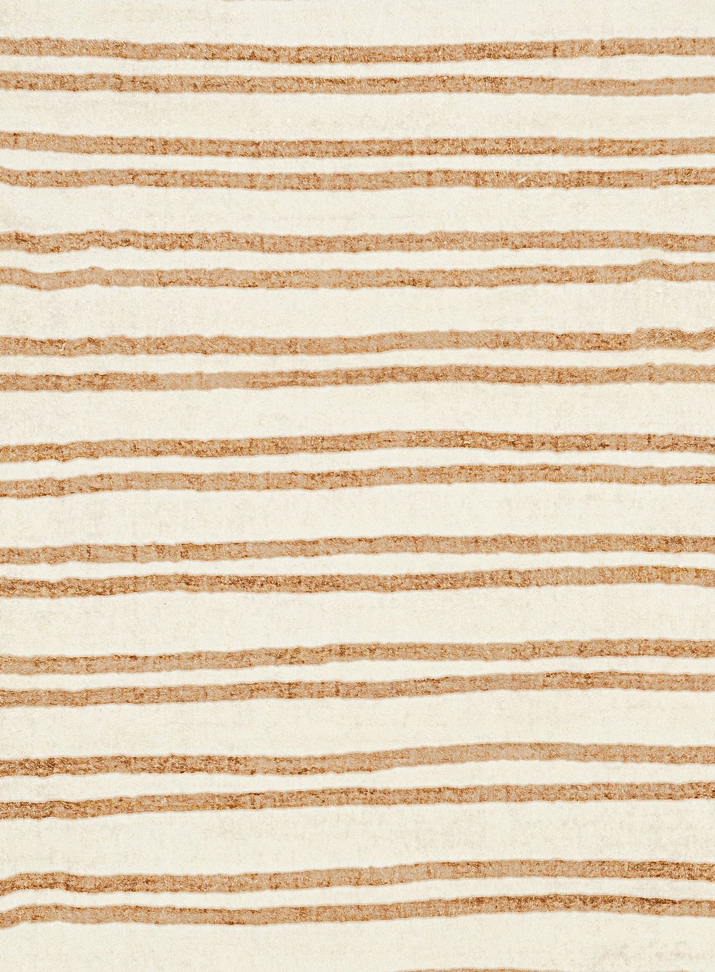 Rhow Neutral Striped Washable Rug