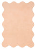 Robyn Peach Pink Scallop Washable Rug
