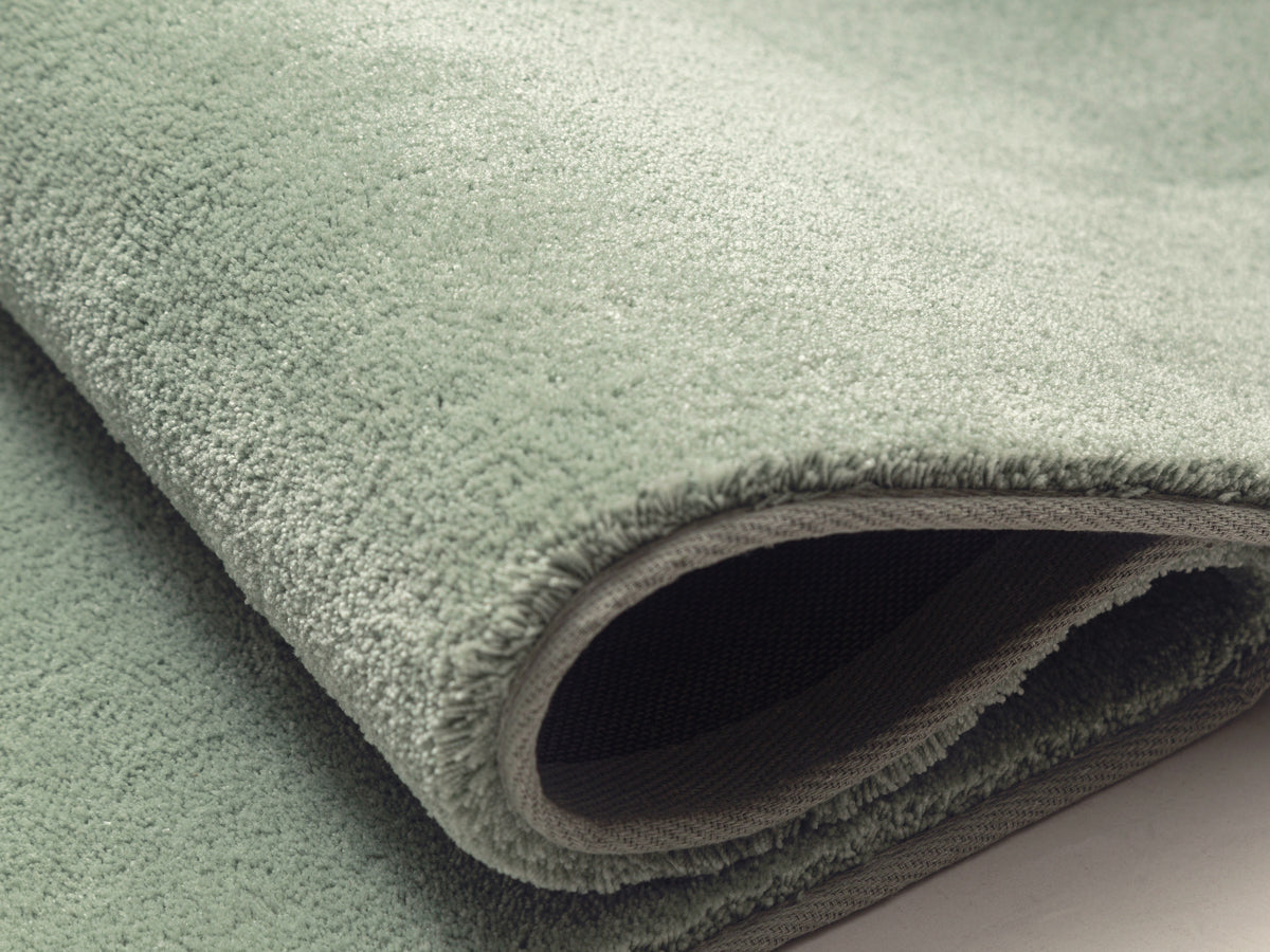 Romilly Sage Green Shag Rug