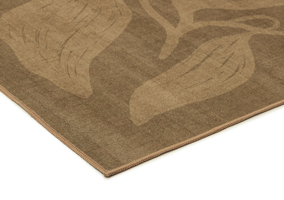 Rua Rua Rug Rua Olive Botanical Washable Rug