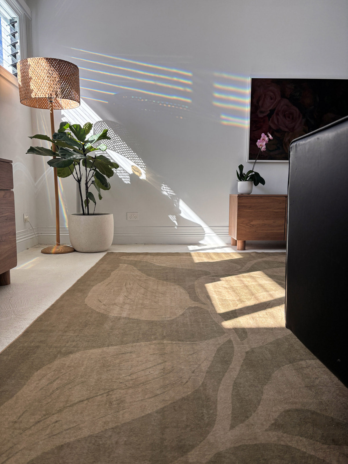 Rua Rua Rug Rua Olive Botanical Washable Rug
