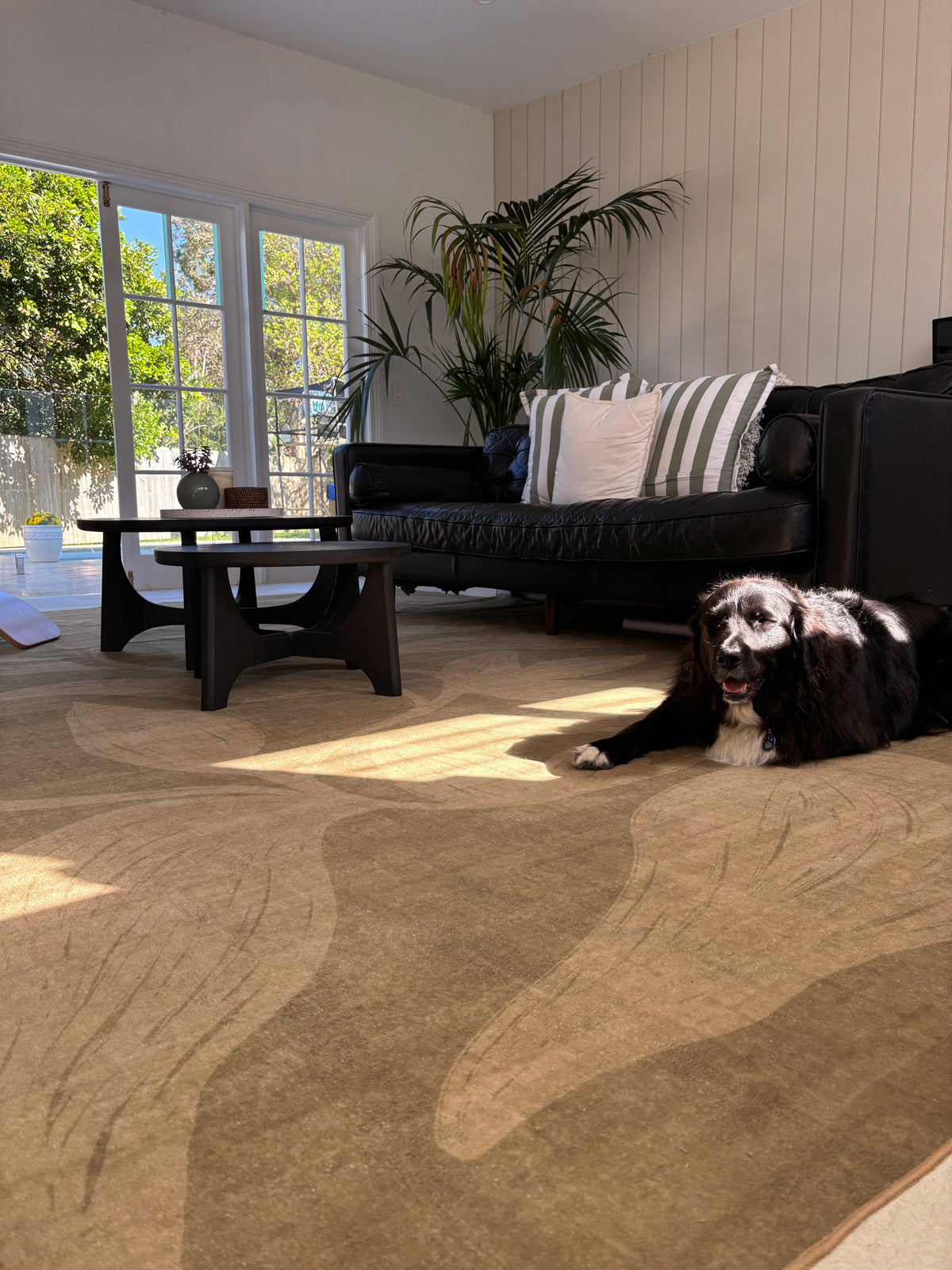 Rua Olive Botanical Washable Rug