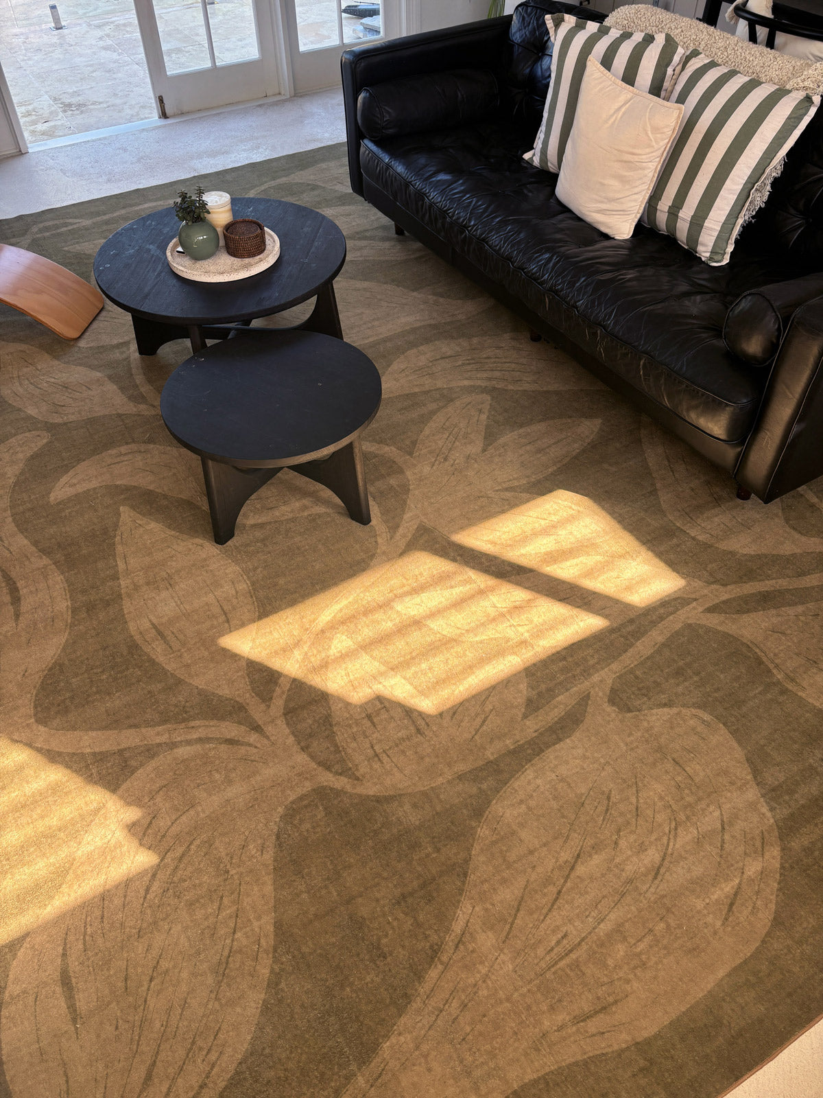Rua Rua Rug Rua Olive Botanical Washable Rug