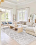 Rumi Grey and Ivory Rug *NO RETURNS UNLESS FAULTY