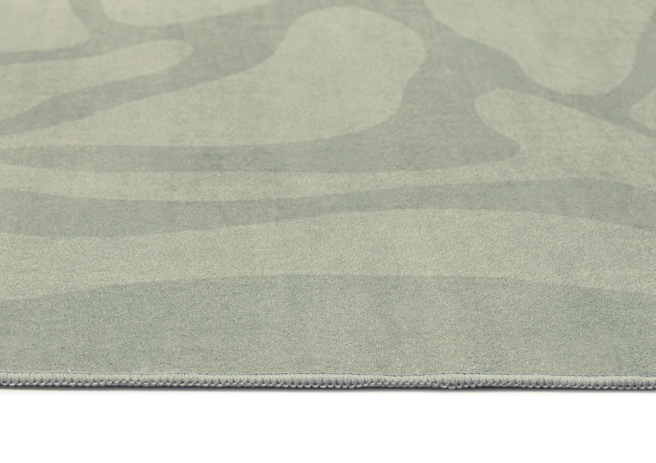 Sabel Green Botanical Washable Rug