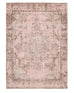 Sahara Turkish Style Pink Distressed Medallion Rug