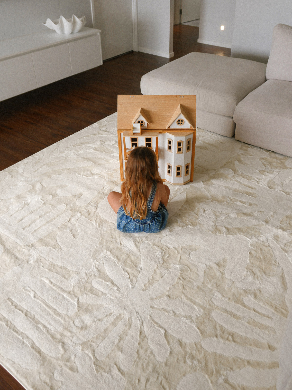 Salah Textured Abstract Neutral Rug