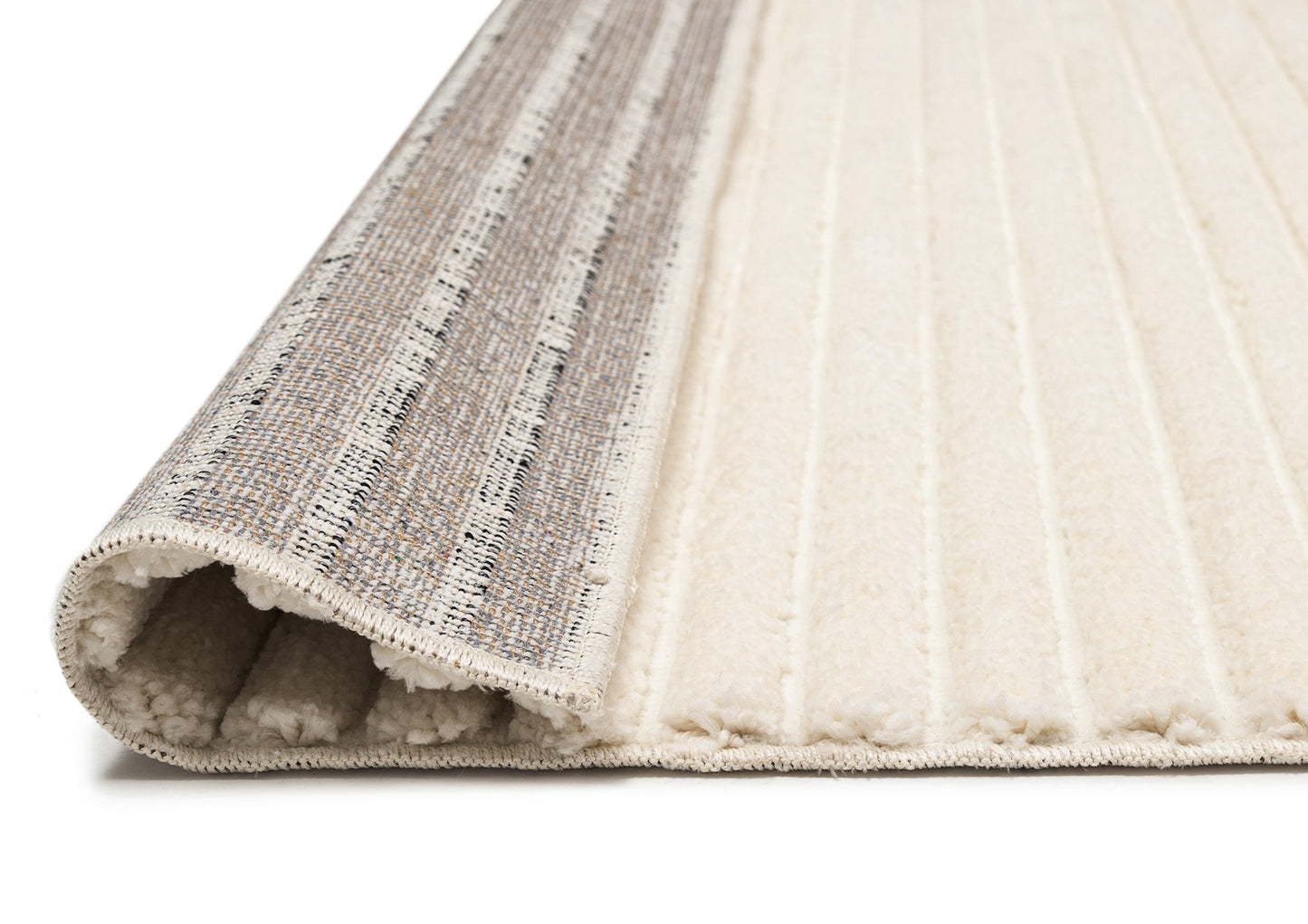 Senna Ivory Striped Rug