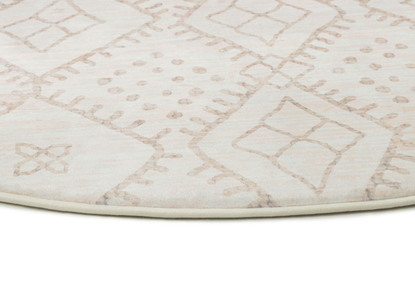 Sevi Grey Plush Rollie Pollie Round Playmat