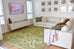Shandi Green Hand Drawn Washable Rug