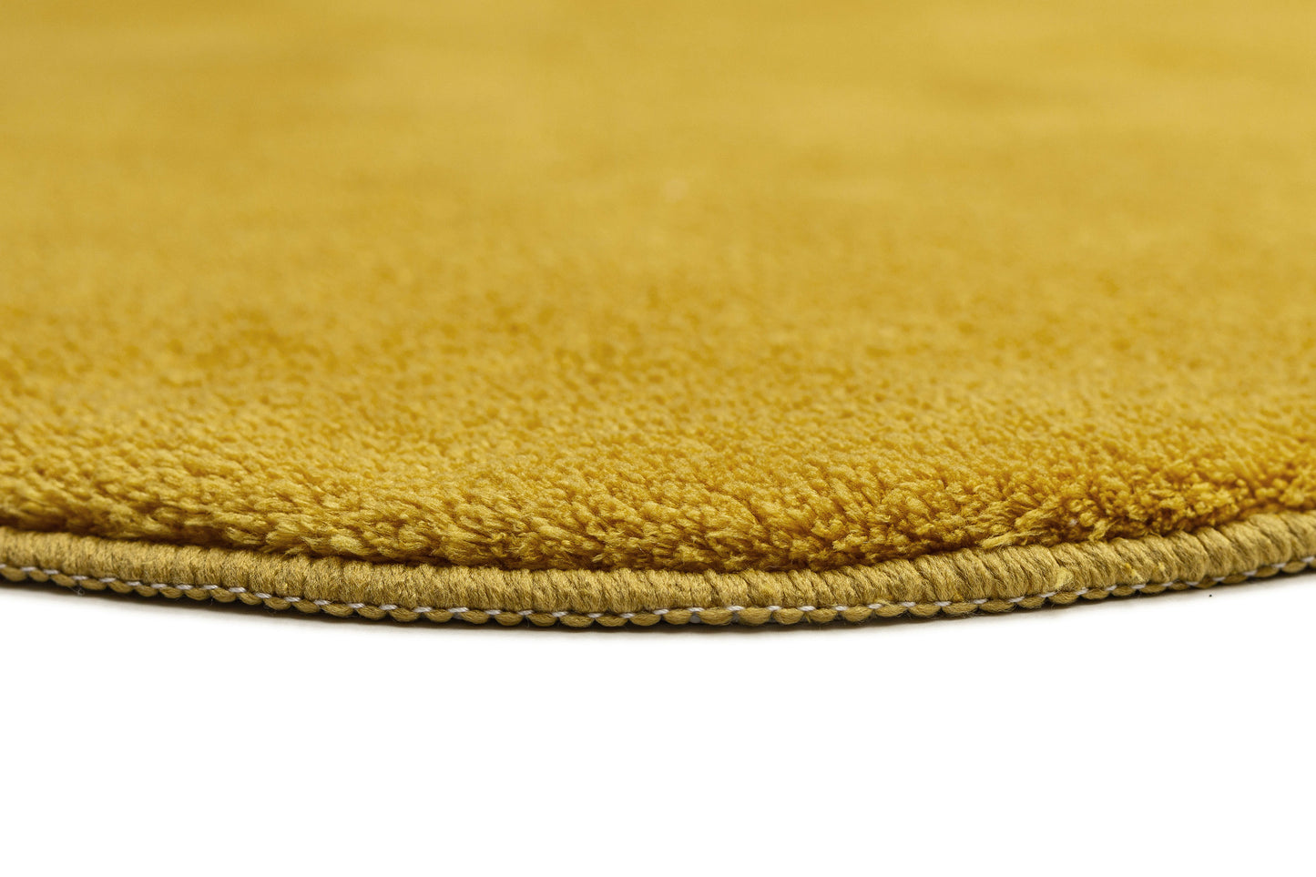 Sharra Mustard Yellow Scallop Washable Rug