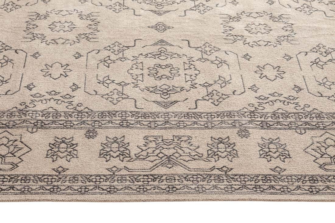 Sienna Beige and Black Scandi Pattern Rug