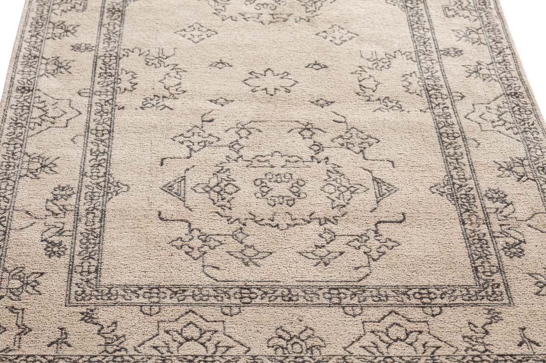Sienna Beige and Black Scandi Pattern Runner Rug