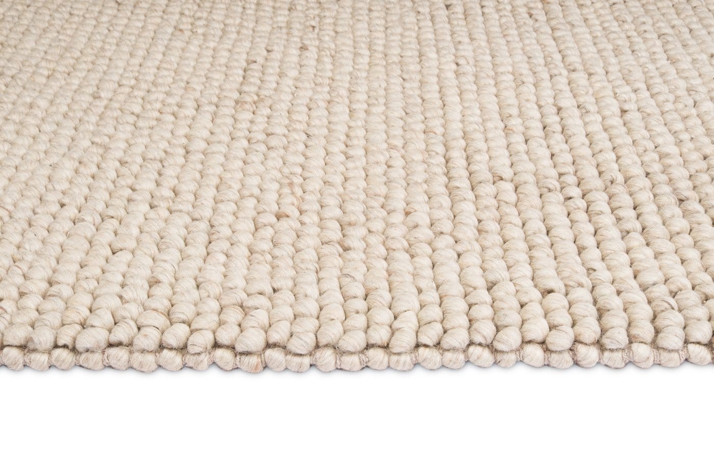 Simone Cream and Ivory Marble Looped Rug