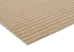 Sitti Beige Striped Washable Faux Fur Rug