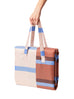 Solari Terracotta Cream and Sky Blue Terra Mat