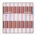 Solari Terracotta Cream and Sky Blue Beach Mat