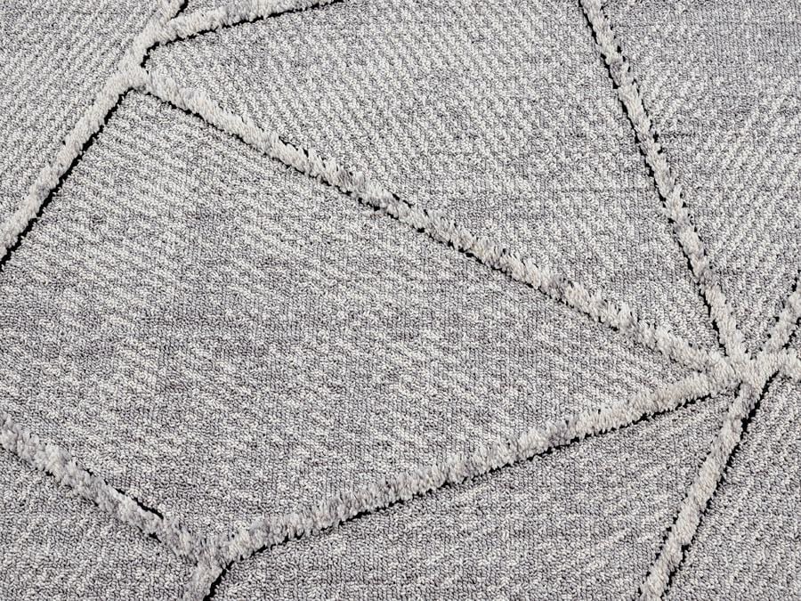 Soraya Grey Abstract Textured Rug