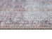 Sorra Blue and Brown Traditional Distressed Washable Rug