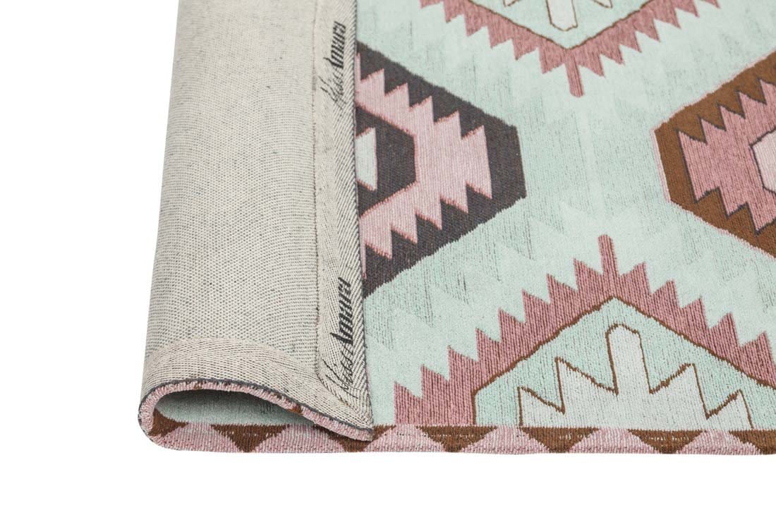 Suzie Pink and Green Runner Rug