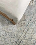 Tallulah Cream Grey And Blue Traditional Floral Rug *NO RETURNS UNLESS FAULTY