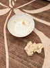 Tamika Brown and Rust Botanical Washable Rug