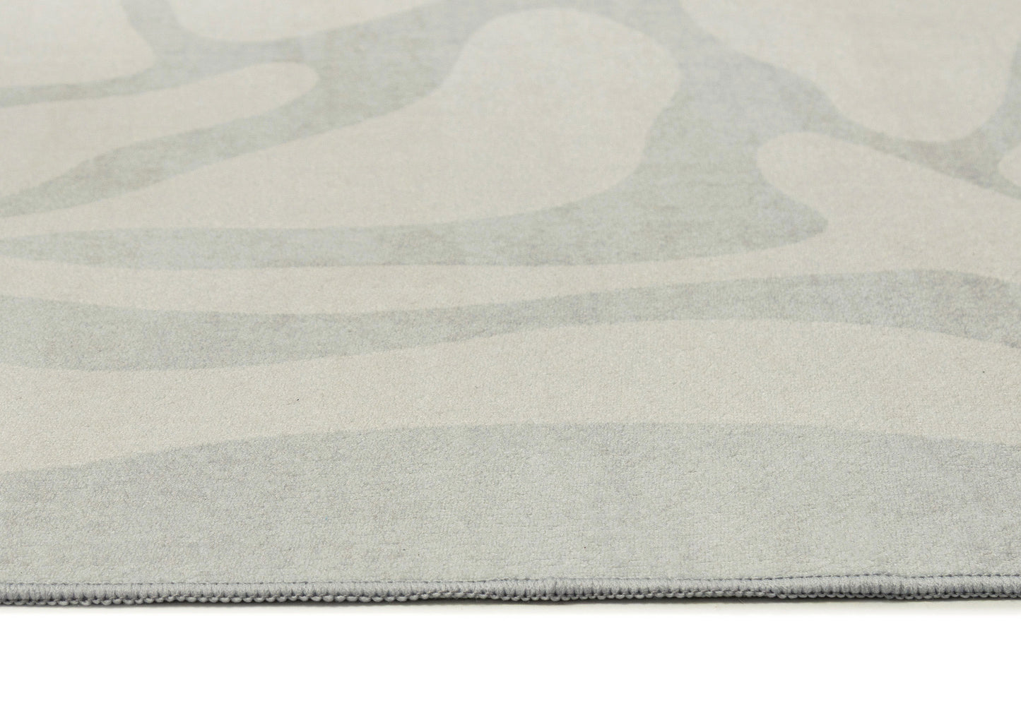Tani Grey Botanical Washable Rug