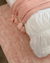 Tarquin Peach Pink Minimal Washable Rug