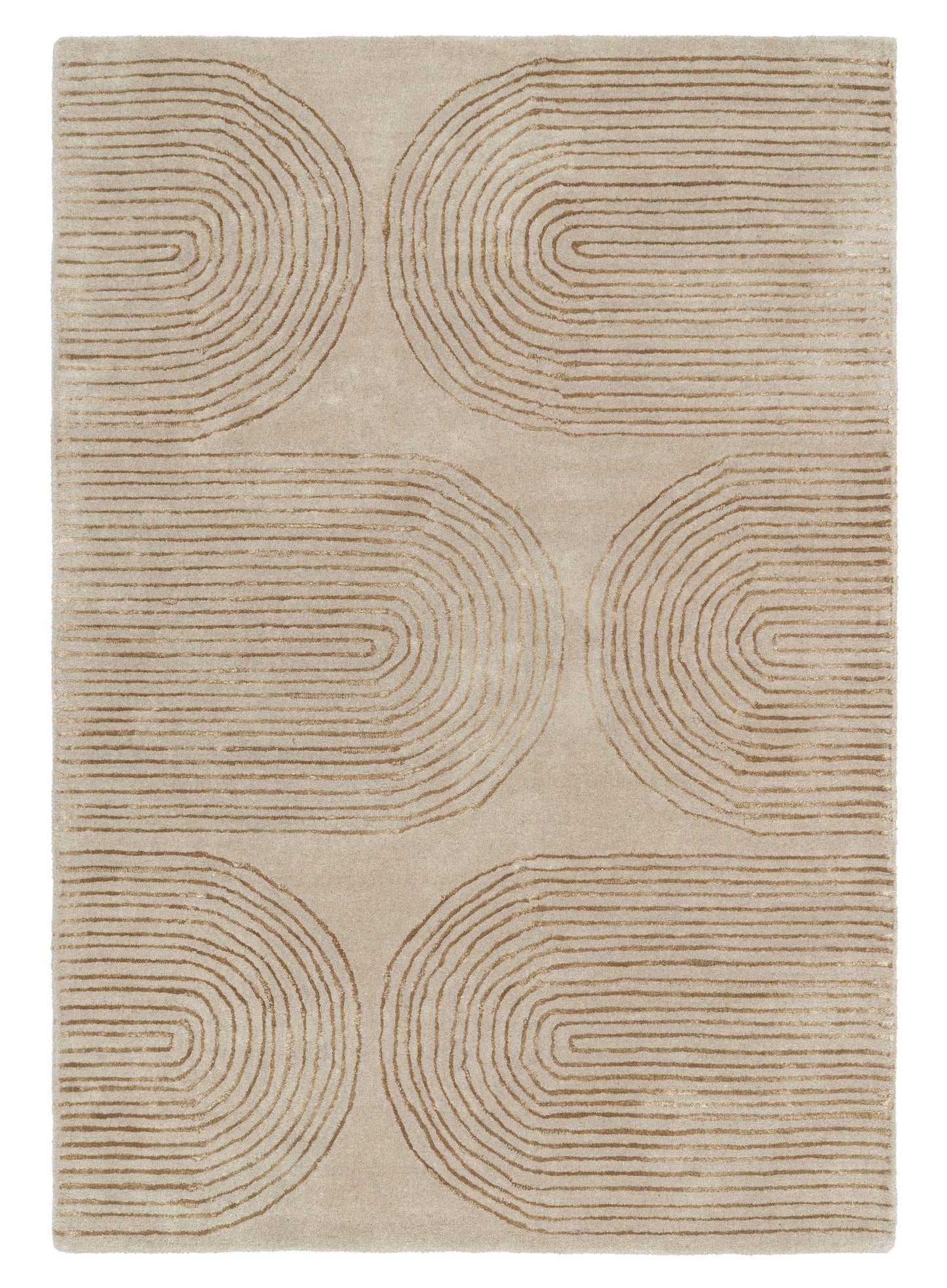 Tarriona Taupe Wool Blend Rug