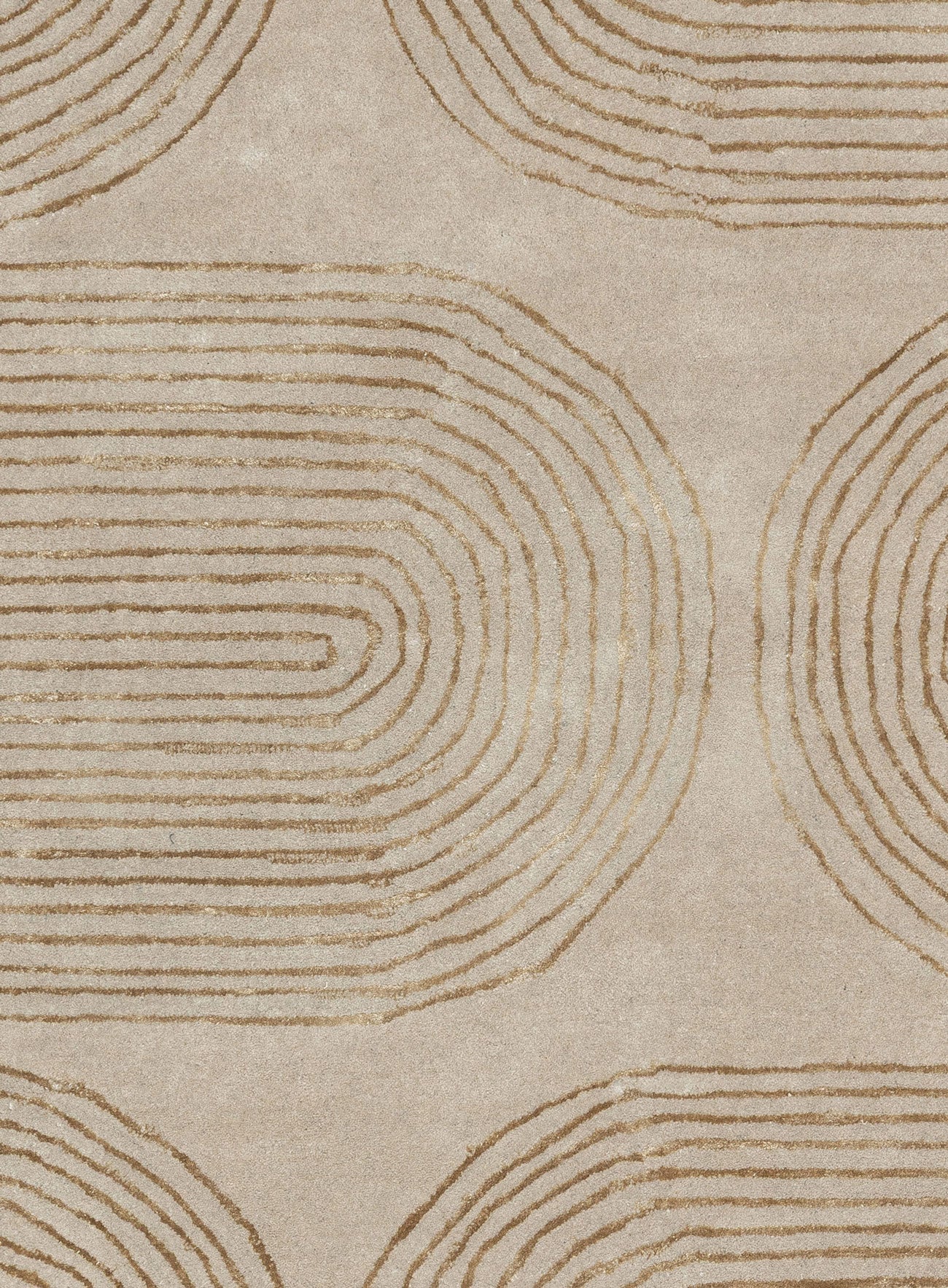 Tarriona Taupe Wool Blend Rug