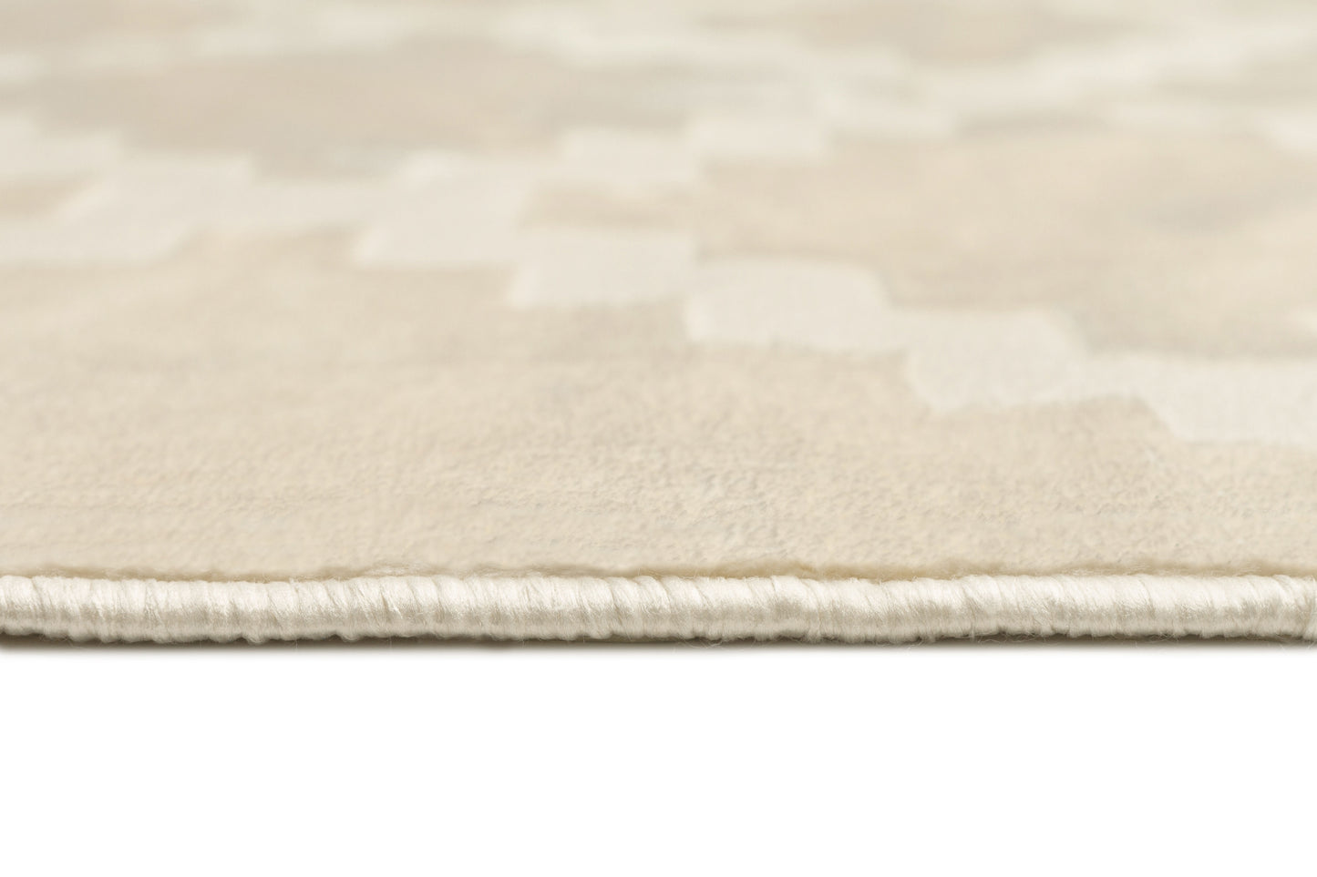 Tata Textured Diamond Neutral Rug