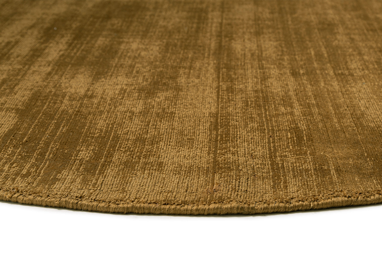 Tatum Caramel Handwoven Round Rug