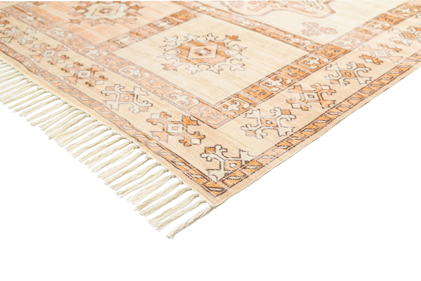 Tiana Brown and Beige Tribal Picnic Rug