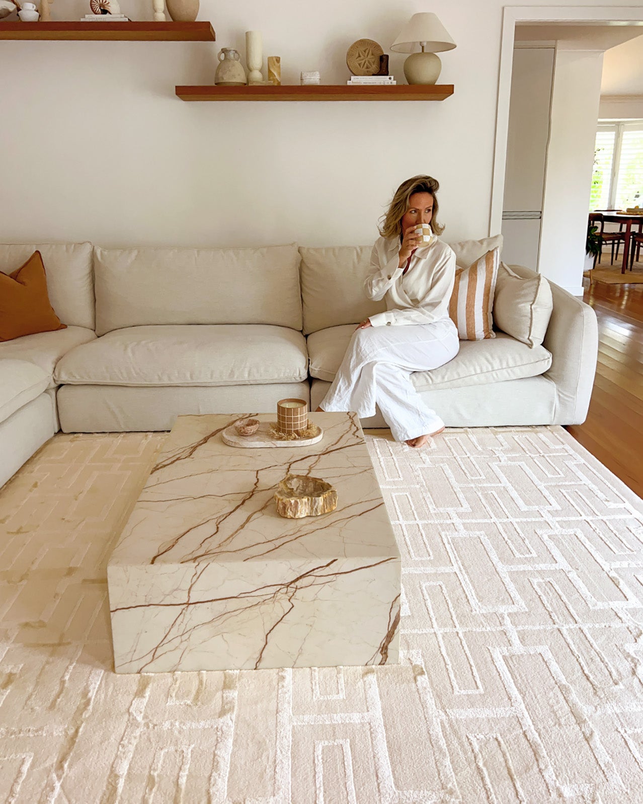 Tindouf Textured Neutral Rug