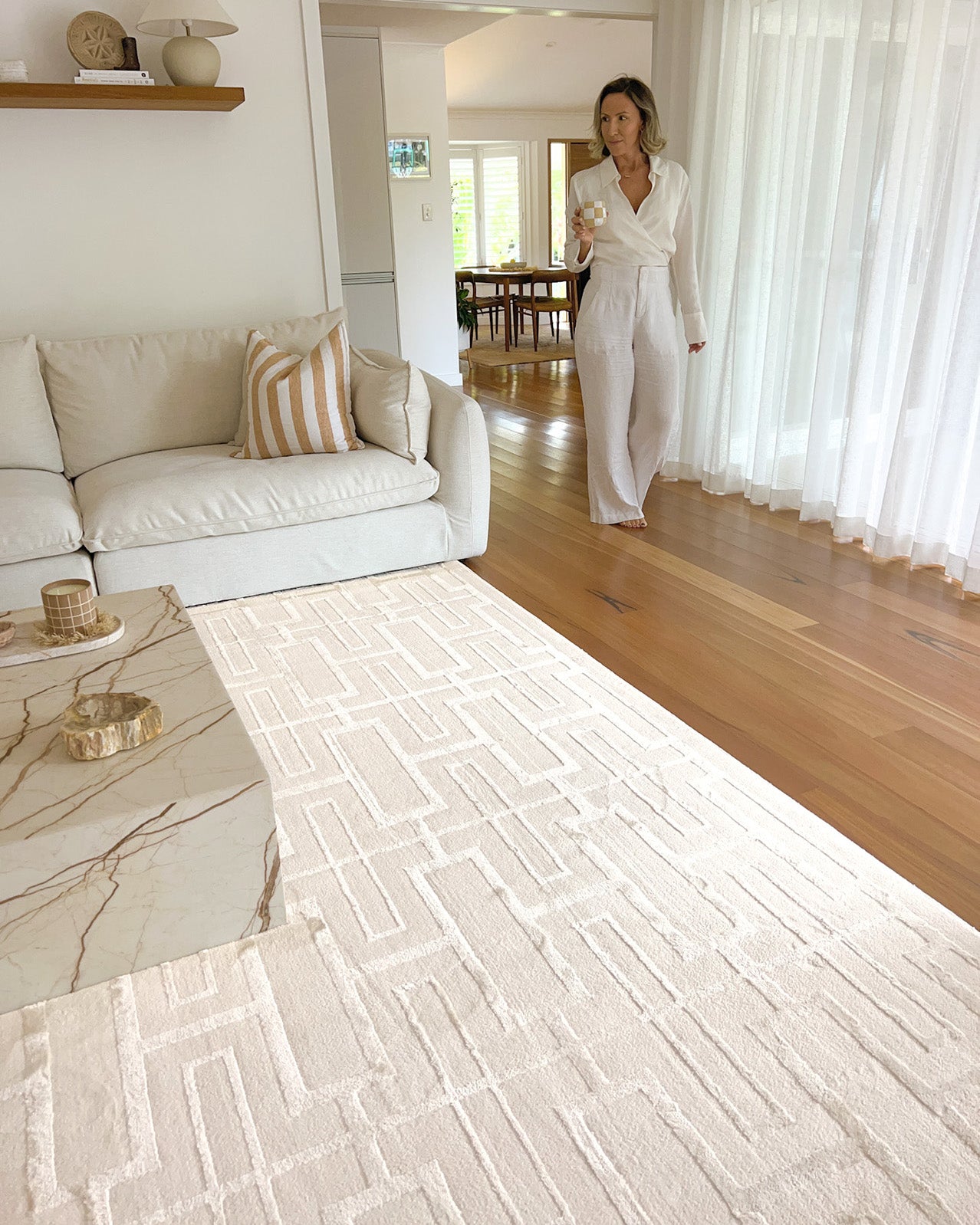 Tindouf Textured Neutral Rug