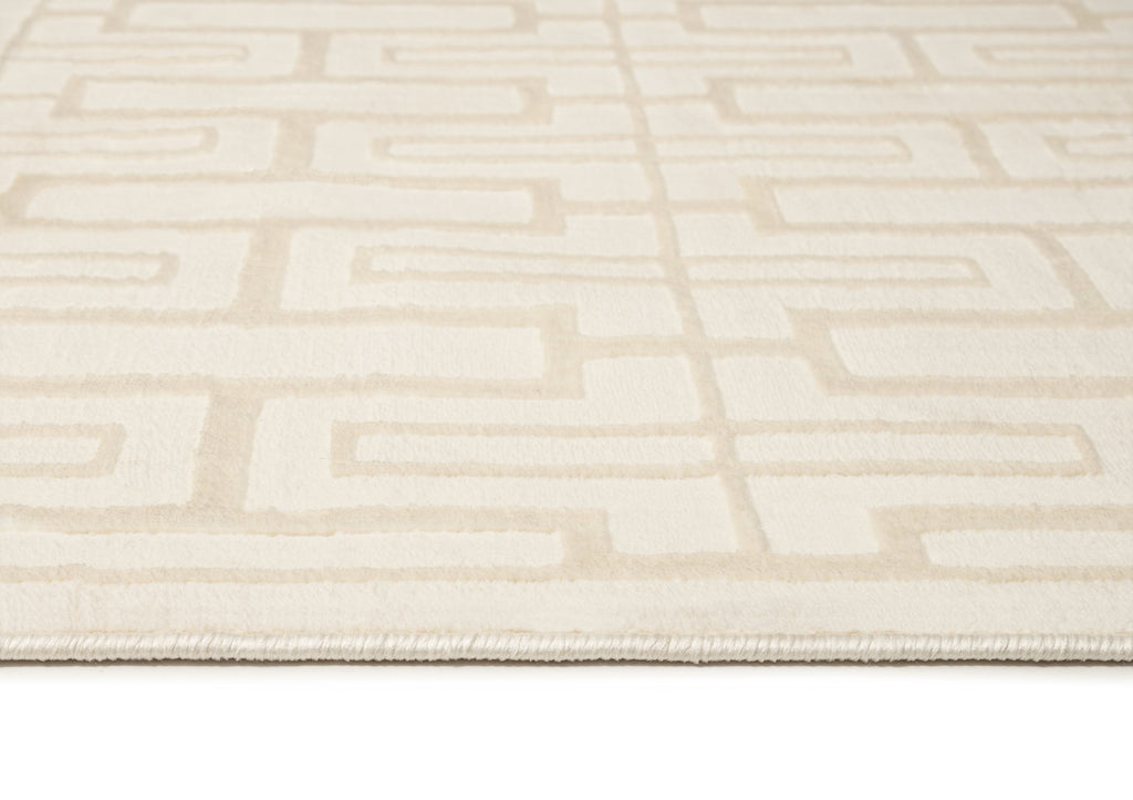 Tindouf Textured Neutral Washable Rug