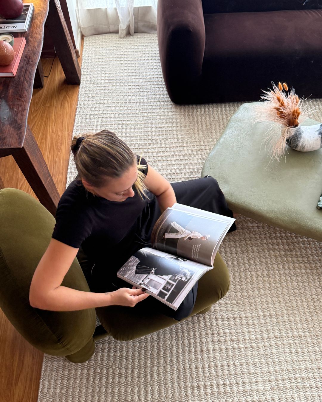 Tocarra Cream and Beige Chunky Wool Rug