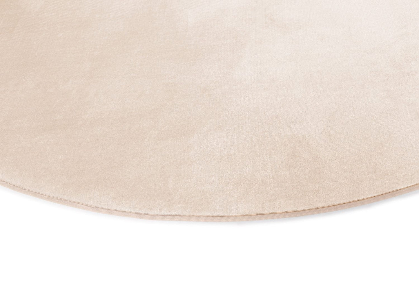 Una Beige Plush Rollie Pollie Round Playmat